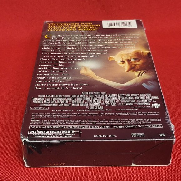 Harry Potter and the Chamber of Secrets VHS New Sealed - Picture 4 of 8